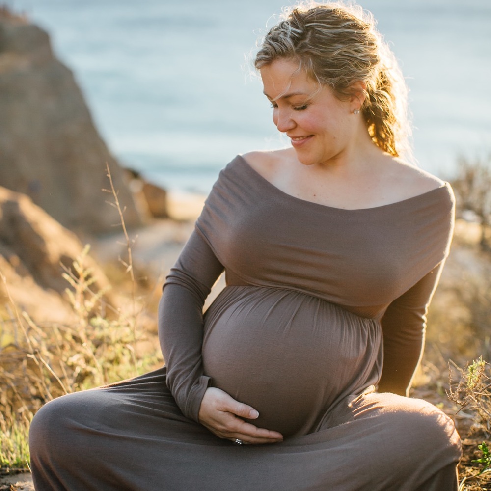 Pinkblush Off the Shoulder/Cowl Neck Dress